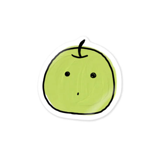 青リンゴちゃん Sticker