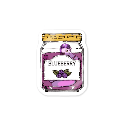 BLUEBERRY JAM ステッカー