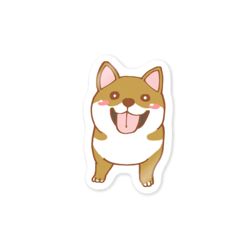 好きなところに犬を♪ Sticker