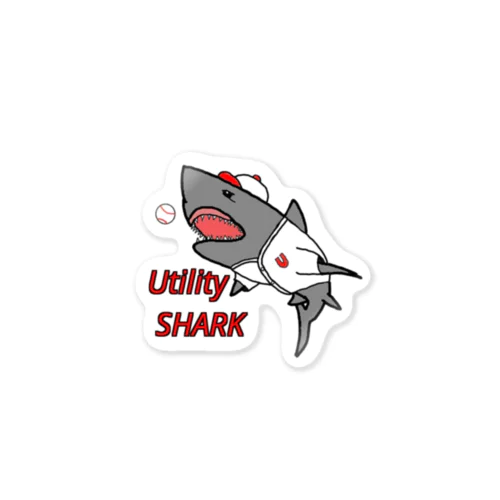 UtilitySHARKロゴシリーズ ステッカー