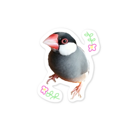 FLOWER文鳥さん Sticker