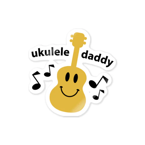 ukulele-daddy ステッカー