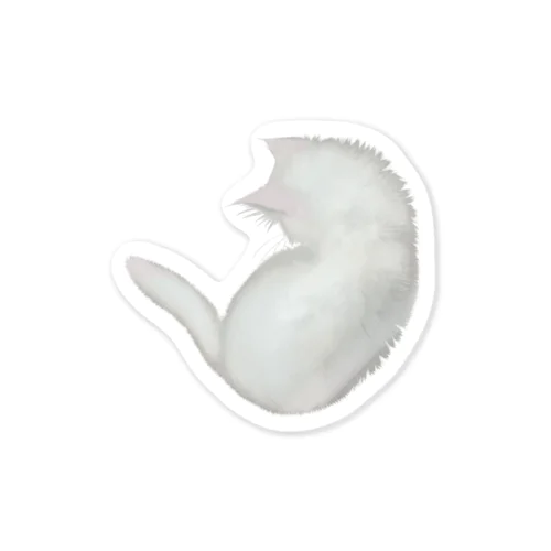 白猫の恋ちゃん Sticker