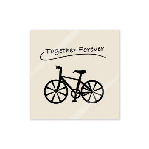 Together Forever Bステッカー ステッカー