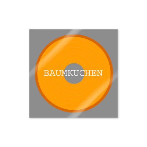 バームクーヘンホール食い Sticker