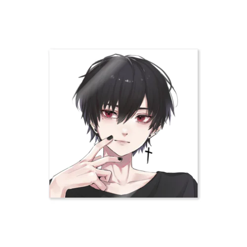 黒髪男子 Sticker