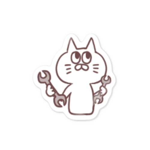 ネコにゃんステッカー Sticker