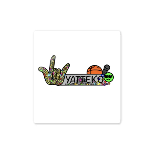 YATTEKO ステッカー