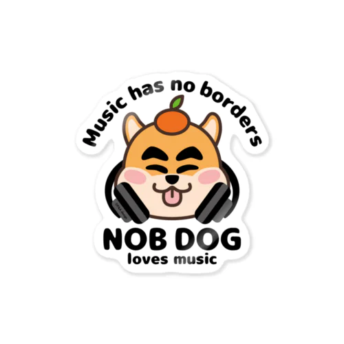 ノブドッグ MUSIC Sticker