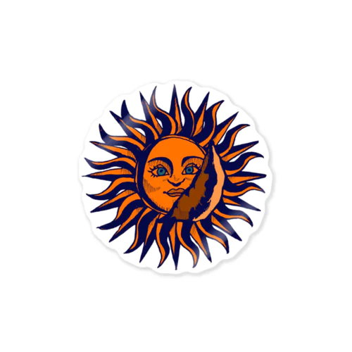 Gyoza Solar Flear Sticker