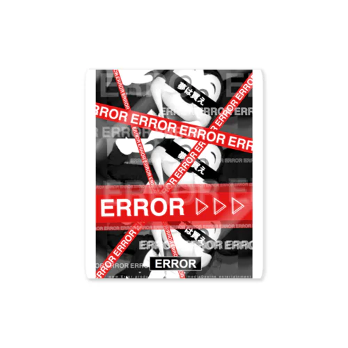 ERROR【夢は買え】 ステッカー