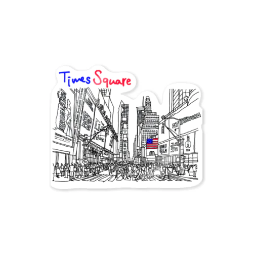 さぁや in Times square Sticker