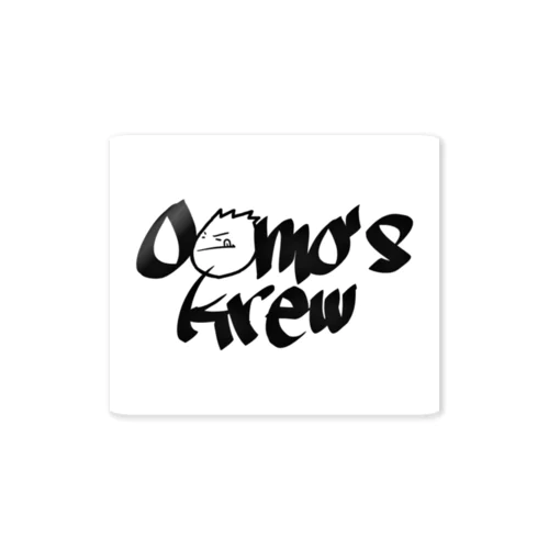 OMO's krew  ステッカー