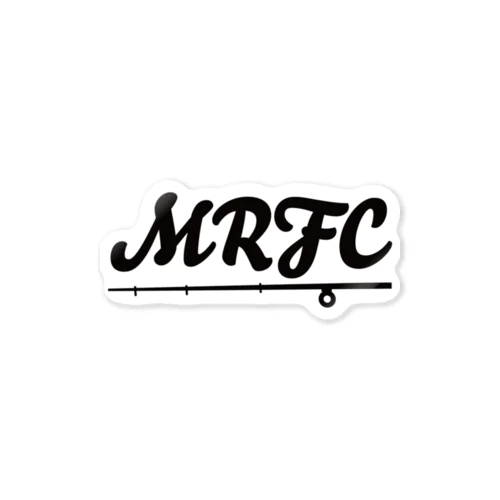 MRFC ROD LOGO BK Sticker