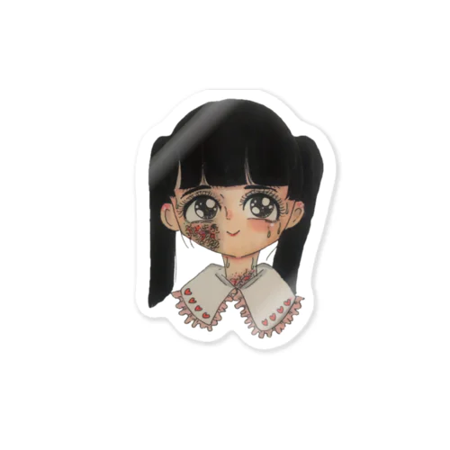 ツインテールの女の子 Sticker