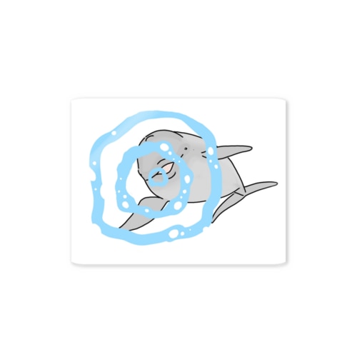 スナメリのバブルリング Sticker