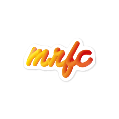 MRFC POP TUBE LOGO ステッカー