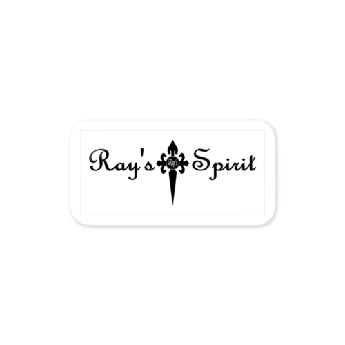 Ray's Spirit Logo ⑤（BLACK） ステッカー