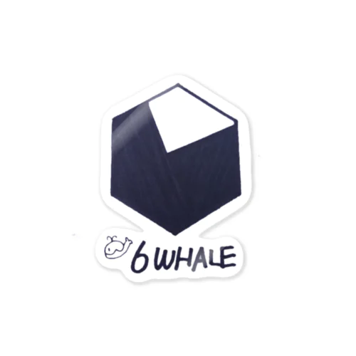 6WHALE ステッカー