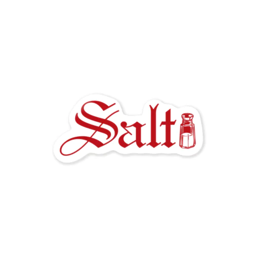 SALT (RED) Sticker