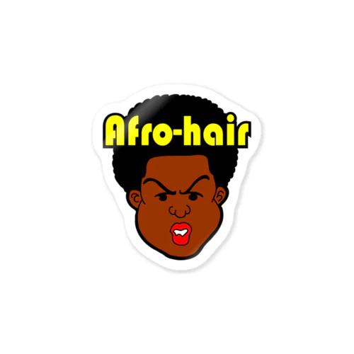 Afro-hair(アフロヘア） ステッカー