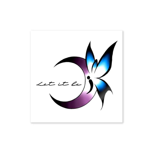 BlueButterfly Sticker