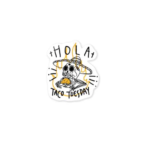 TACO TUESDAY. Sticker