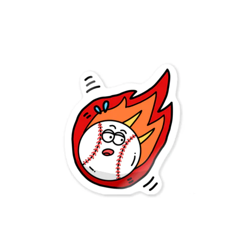 FIRE BALL!! Sticker