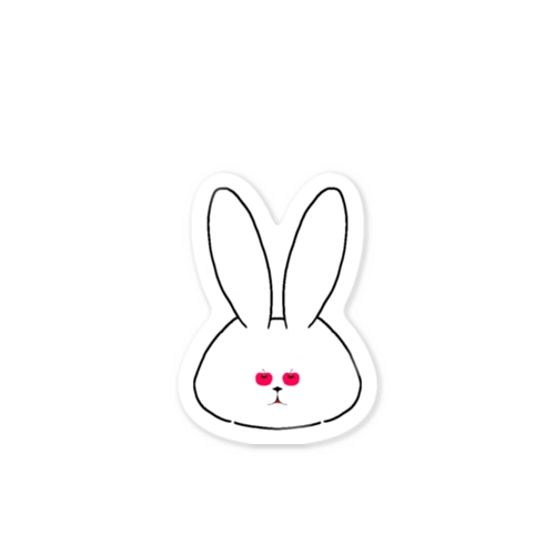 リンゴうさぎ Sticker