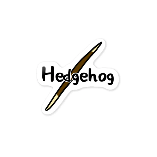 hedgehog ステッカー