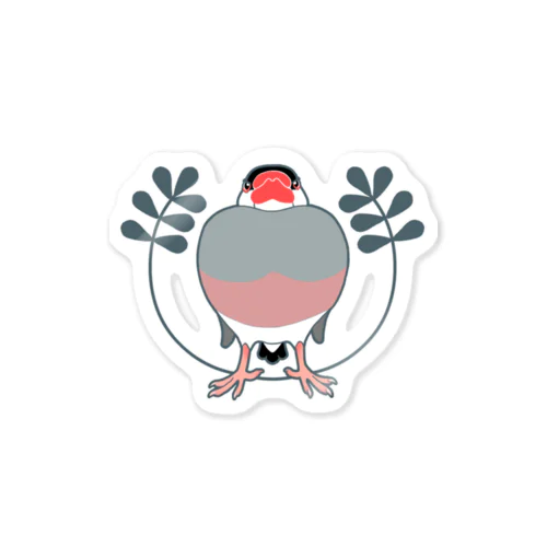 ムキムキ文鳥 Sticker