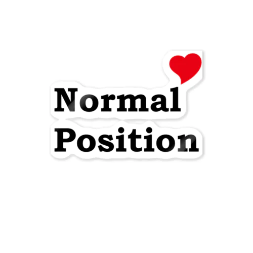 Normal Position Sticker