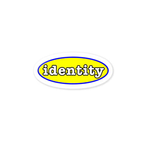 identity ステッカー