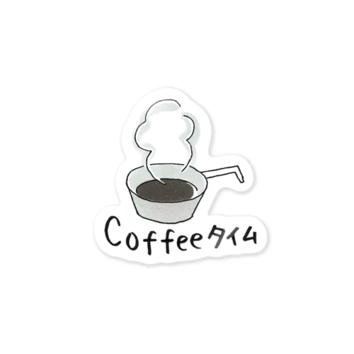 コーヒータイム Sticker