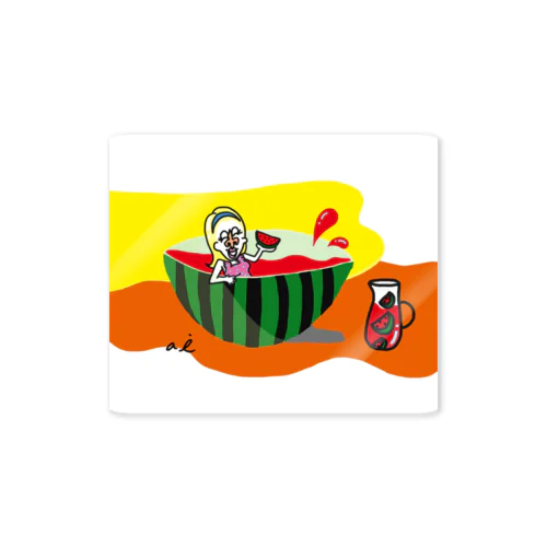 -watermelon- Sticker