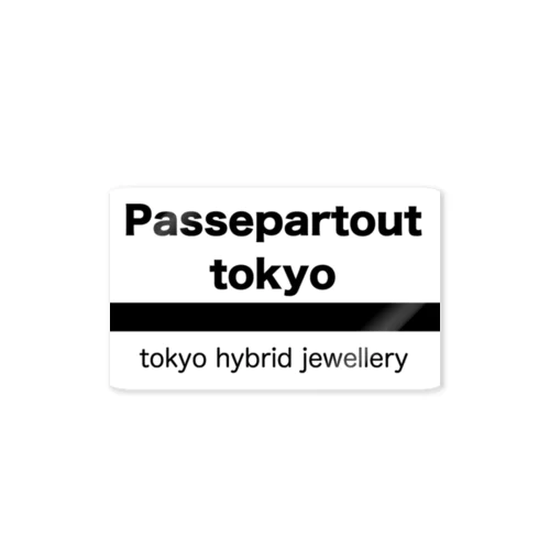 Passepartout Tokyo ステッカー