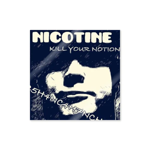 NICOTINE ステッカー