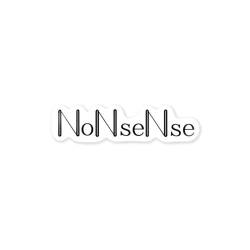 NoNseNse　LOGO ステッカー