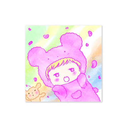 モコモコベイビー Sticker