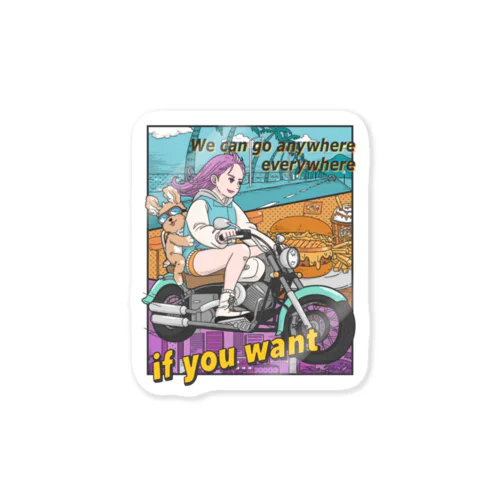 【アメコミ】biker Sticker
