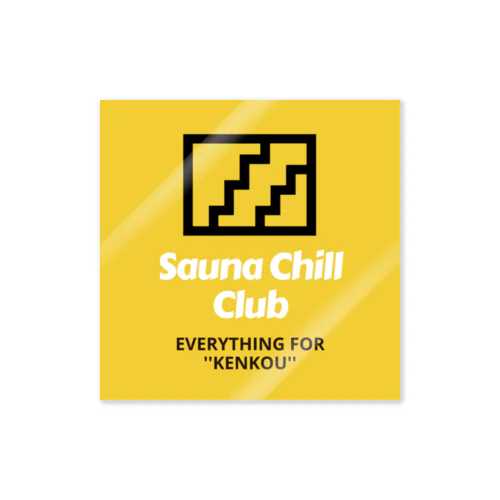 Sauna Chill Club KENKOU Sticker