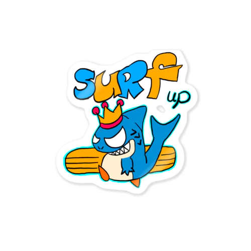 サメ　の　シャーキング Sticker