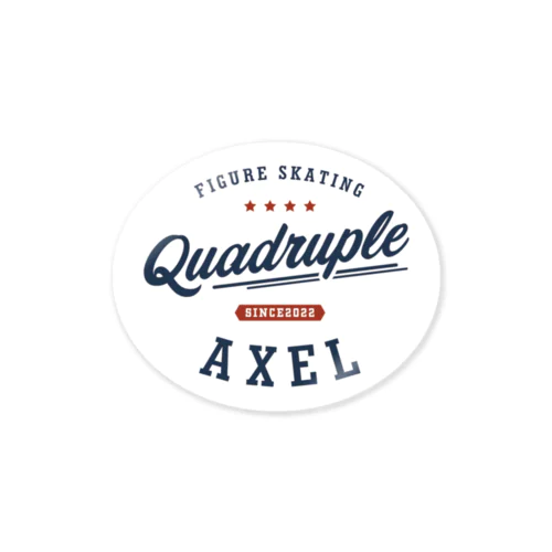 Quadruple Axel Sticker