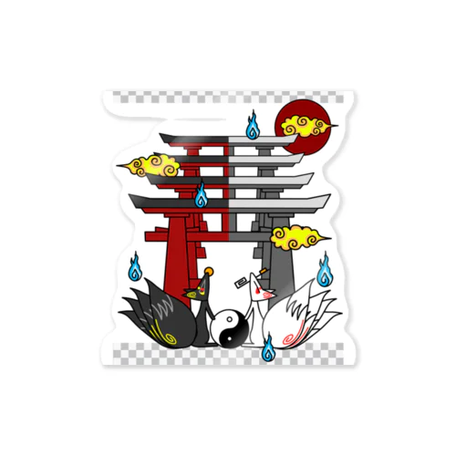 四尾＊妖の夜 Sticker