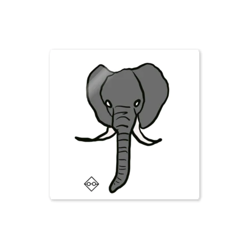 Cool Elephant ステッカー