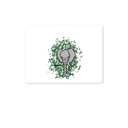 Cool Elephant Safari Sticker