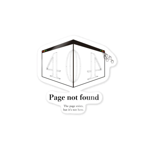 404Page ステッカー