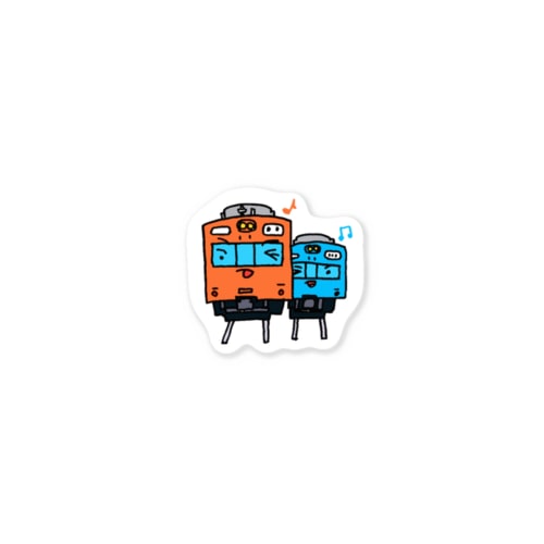電車1 Sticker