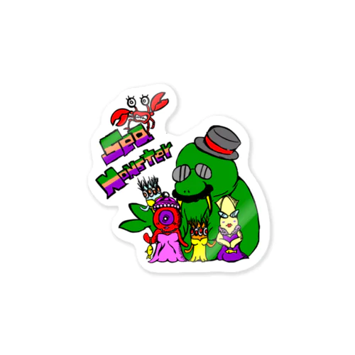 Sea Monster Sticker