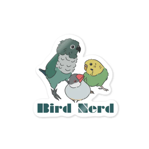 BIRD NERD ステッカー